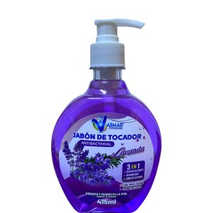 Jabón Antibacterial Lavanda 415ml.