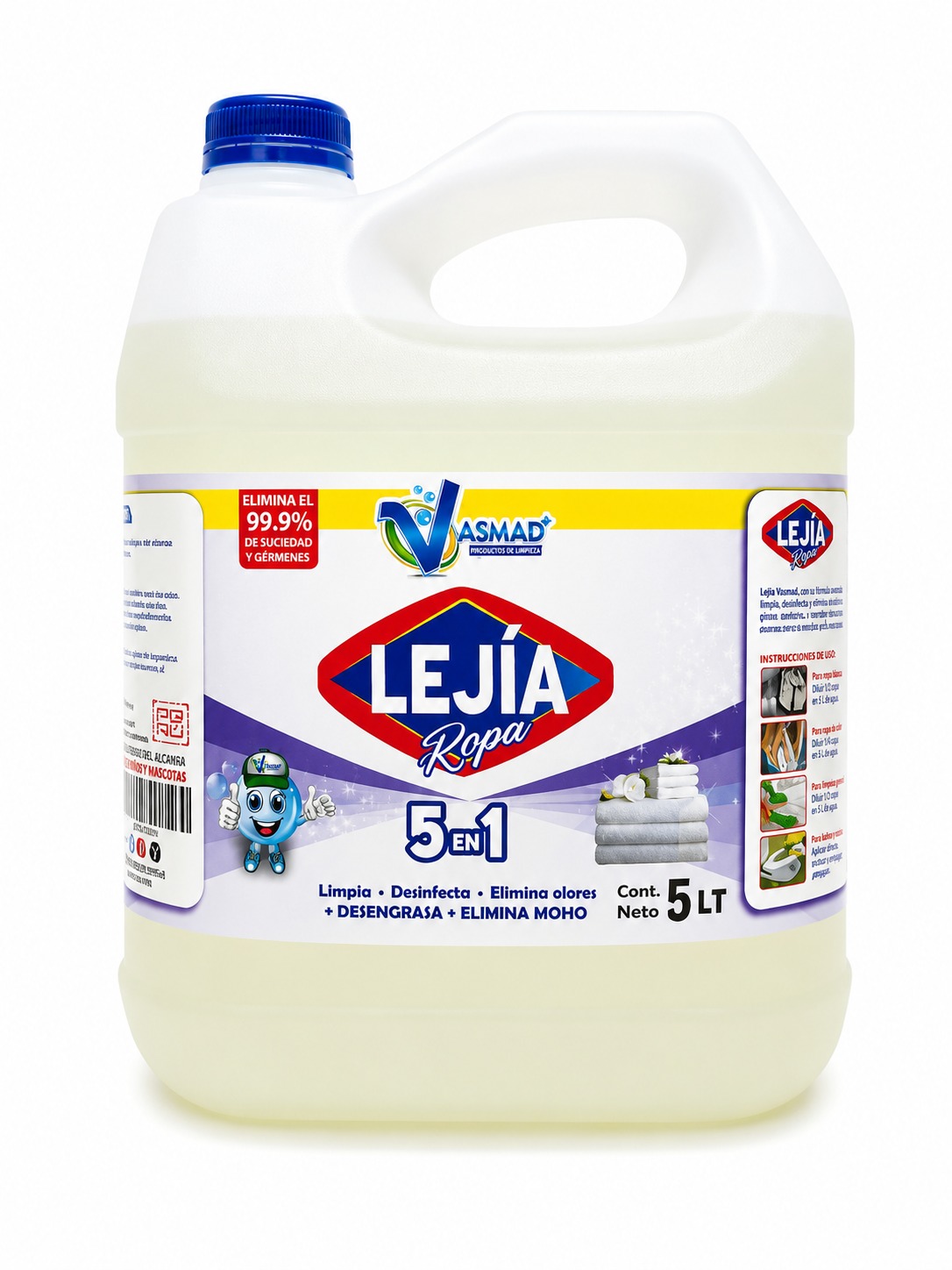 Lejía tradicional Galón 5LT